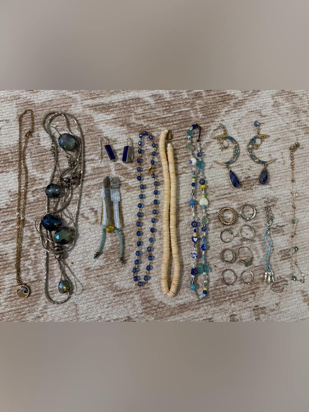 Lot of Women’s Costume Jewelry — including necklaces, earrings, and rings
